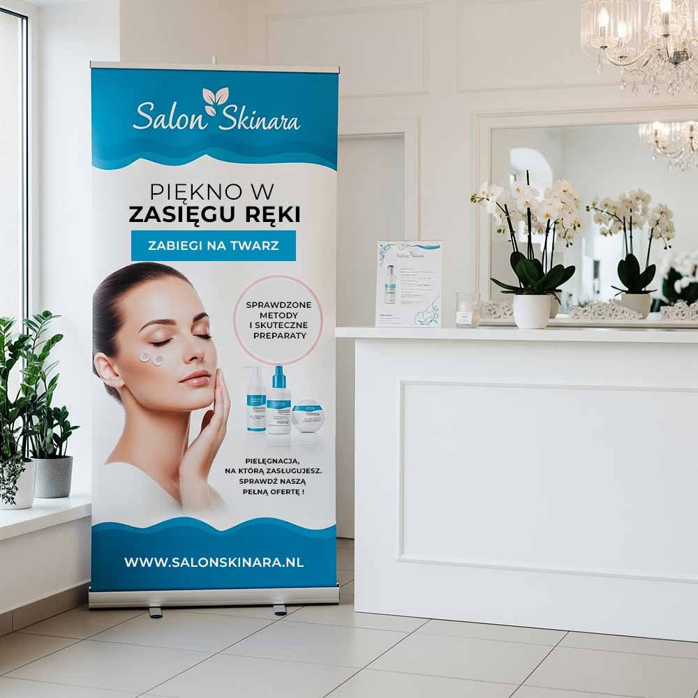 Co to jest roll-up baner? Tania i skuteczna promocja firmy w Holandii