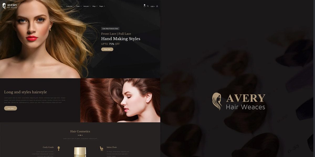 Strona internetowa dla fryzjera Rotterdam